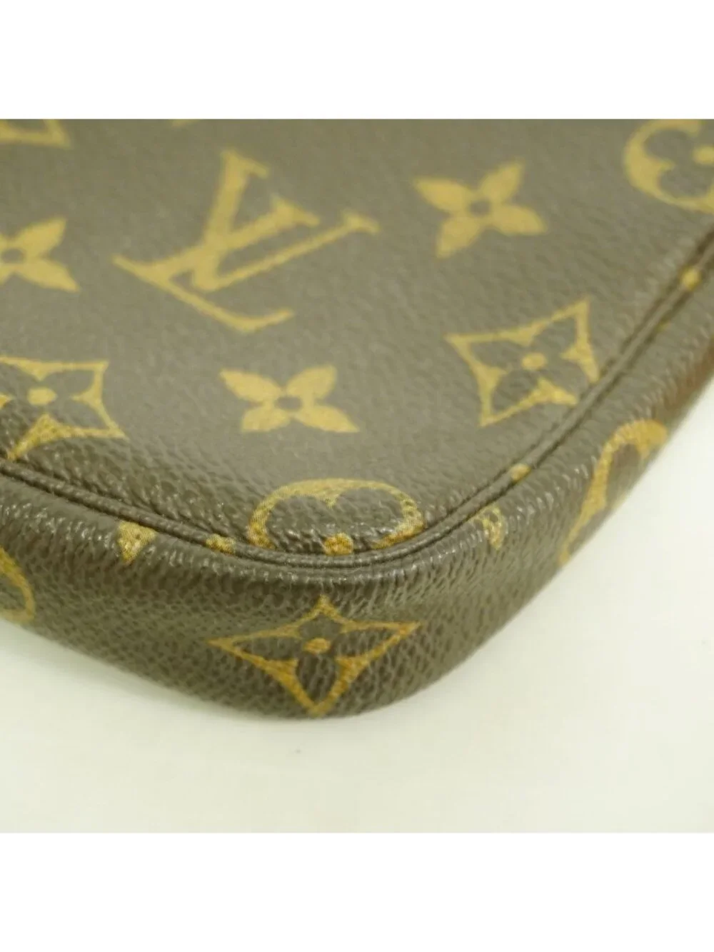 Louis Vuitton Pouch Monogram Mini Pochette Soir Brown